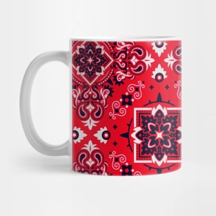 Red Bandana Hippie Boho Chic Mug